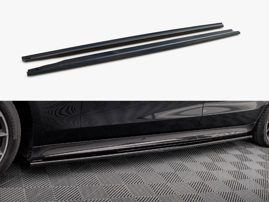 Maxton Design - SIDE SKIRTS DIFFUSERS MERCEDES S LONG AMG-LINE V223