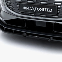 Maxton Design - Front Splitter Audi Q6 e-tron Standard / S-Line / SQ6 e-tron SUV / Sportback Mk1