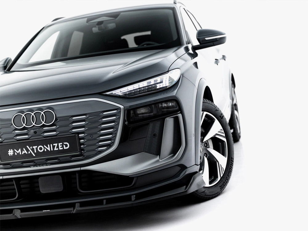 Maxton Design - Front Splitter Audi Q6 e-tron Standard / S-Line / SQ6 e-tron SUV / Sportback Mk1