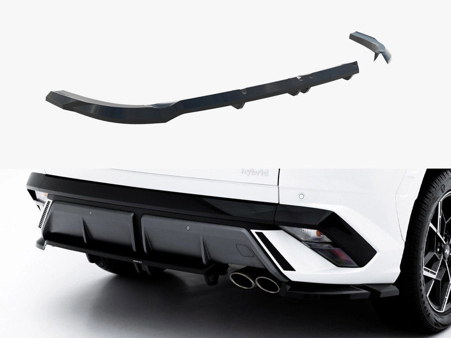 Maxton Design - Rear Splitter (Vertical Bars) Hyundai Tucson N-Line Mk4 Facelift