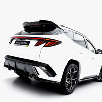 Maxton Design - Rear Splitter (Vertical Bars) Hyundai Tucson N-Line Mk4 Facelift