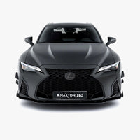 Maxton Design - Street PRO Front Splitter + Flaps Lexus IS 500 Mk3 Facelift 2 (XE30)