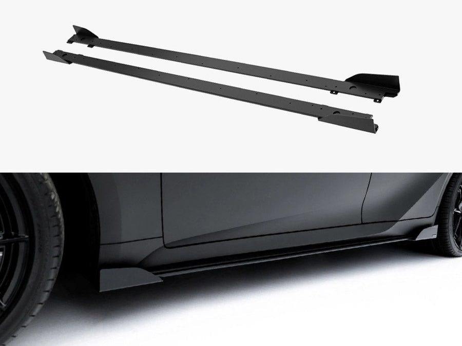 Maxton Design - Street PRO Side Skirt Diffusers + Flaps Lexus IS 500 Mk3 Facelift 2 (XE30)