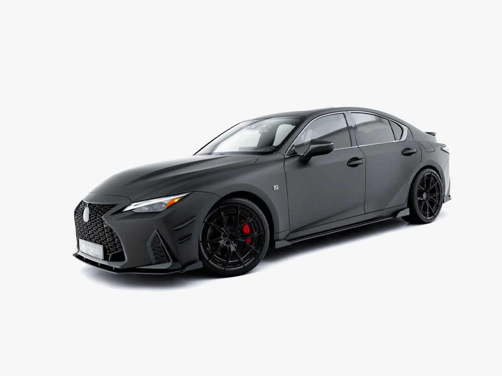 Maxton Design - Street PRO Side Skirt Diffusers + Flaps Lexus IS 500 Mk3 Facelift 2 (XE30)