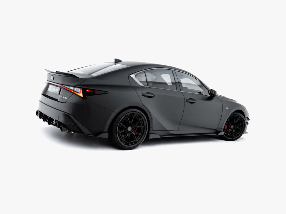 Maxton Design - Street PRO Side Skirt Diffusers + Flaps Lexus IS 500 Mk3 Facelift 2 (XE30)