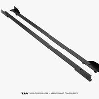 Maxton Design - Street PRO Side Skirt Diffusers + Flaps Lexus IS 500 Mk3 Facelift 2 (XE30)