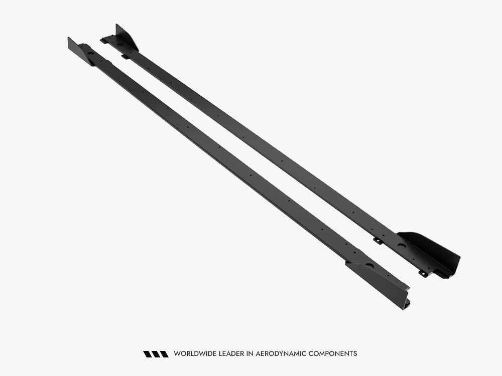 Maxton Design - Street PRO Side Skirt Diffusers + Flaps Lexus IS 500 Mk3 Facelift 2 (XE30)