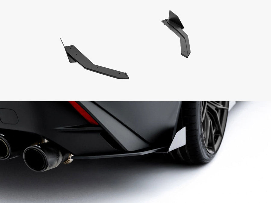 Maxton Design - Street PRO Rear Side Splitters + Flaps Lexus IS 500 Mk3 Facelift 2 (XE30)