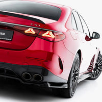 Maxton Design - Rear Splitter (Vertical Bars) Mercedes-AMG E53 Sedan / Estate W214