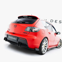 Maxton Design - Street PRO Rear Diffuser Mazda 3 MPS Mk1 EU Version
