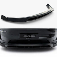 Maxton Design - Front Splitter Tesla Model Y Premium Mk1 Facelift