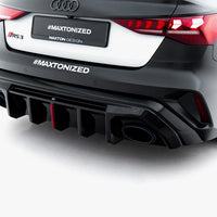Maxton Design - Rear Valance Audi RS3 Sedan 8Y Facelift (Version with original reflector)
