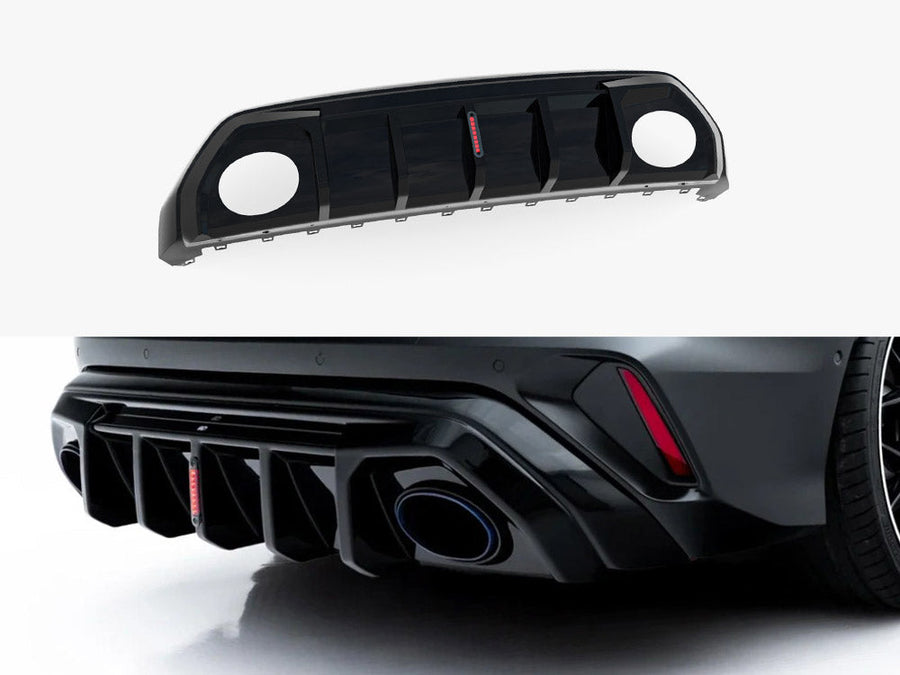 Maxton Design - Rear Valance Audi RS3 Sedan 8Y Facelift (Version with LED light)