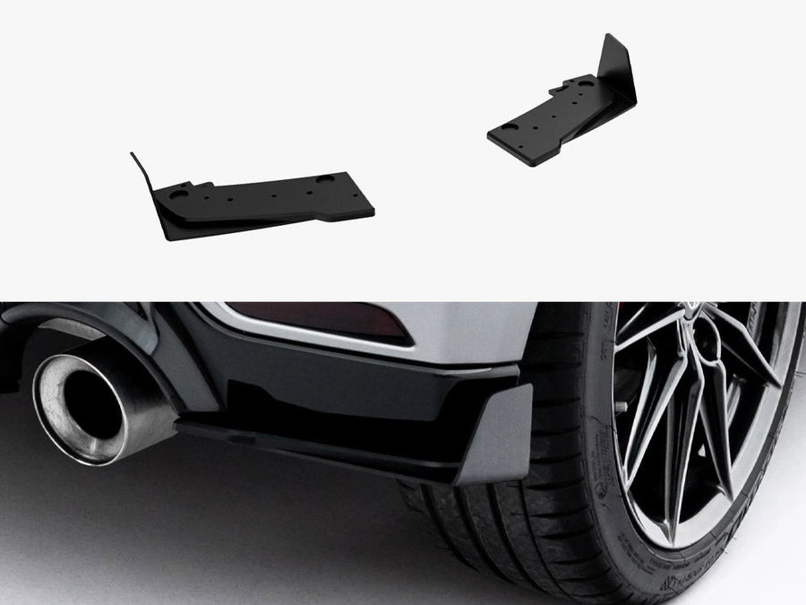 Maxton Design -Street PRO Rear Side Splitters + Flaps Toyota GR Yaris Mk4 Facelift