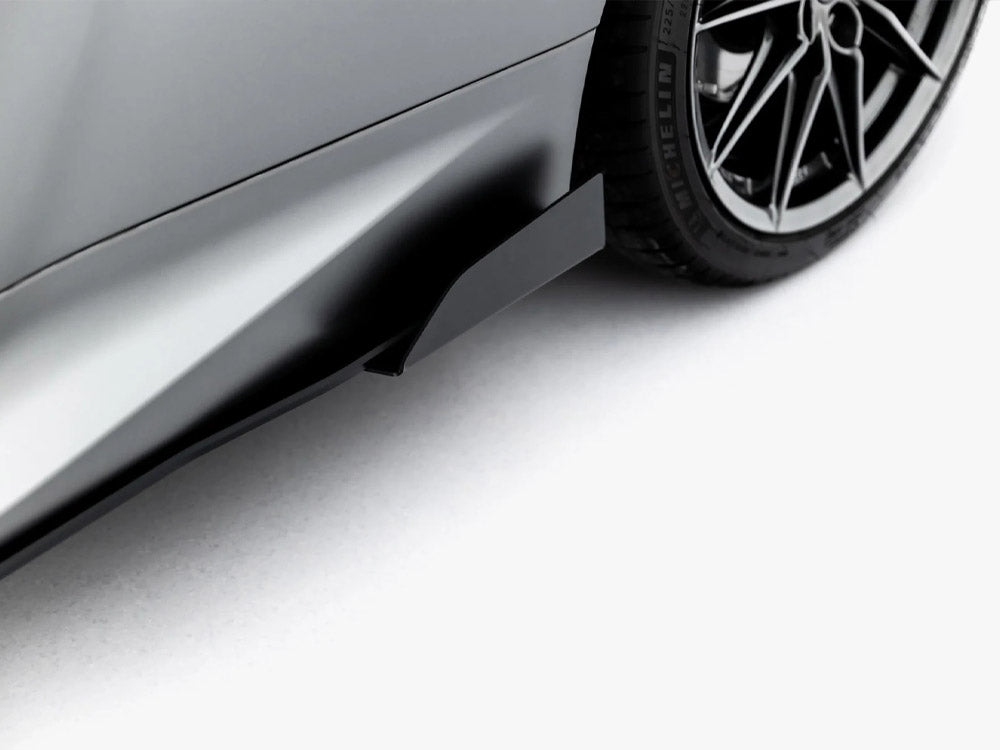 Maxton Design - Street PRO Side Skirt Diffusers + Flaps Toyota GR Yaris Mk4 Facelift