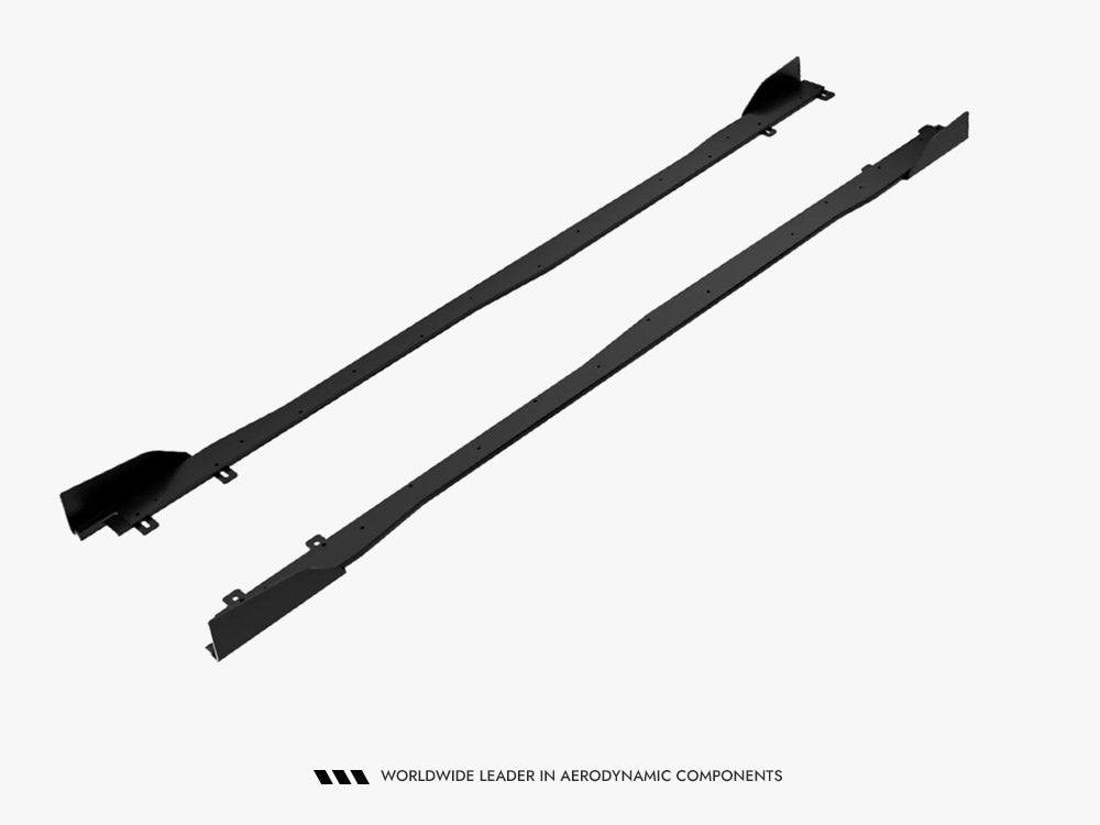 Maxton Design - Street PRO Side Skirt Diffusers + Flaps Toyota GR Yaris Mk4 Facelift