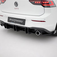 Maxton Design - Street PRO Rear Diffuser V.2 VW Golf 8 GTI