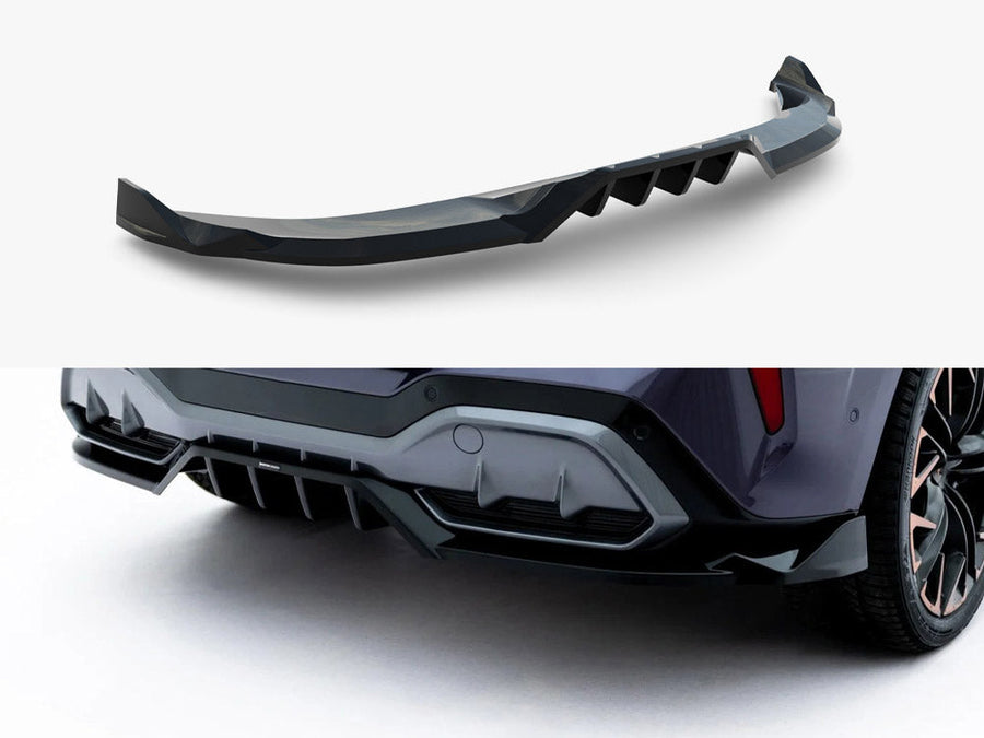 Maxton Design - Rear Splitter (Vertical Bars) V.3 Cupra Terramar Mk1 (Version with towbar)