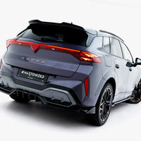 Maxton Design - Rear Splitter (Vertical Bars) V.3 Cupra Terramar Mk1 (Version with towbar)