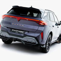 Maxton Design - Rear Splitter (Vertical Bars) V.3 Cupra Terramar Mk1 (Version with towbar)