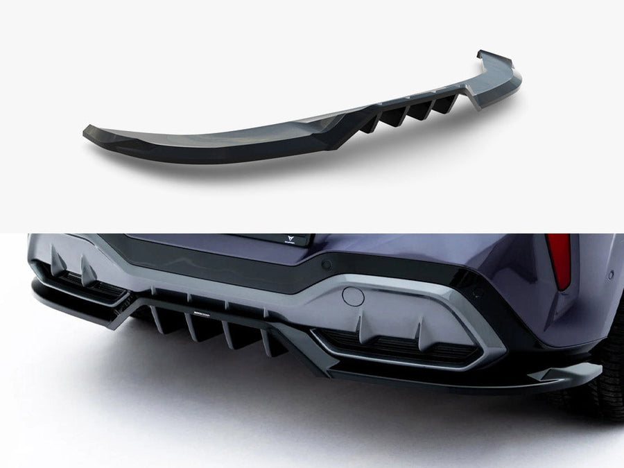 Maxton Design - Rear Splitter (Vertical Bars) V.4 Cupra Terramar Mk1 (Version with towbar)