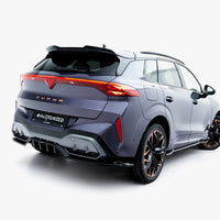 Maxton Design - Rear Splitter (Vertical Bars) V.4 Cupra Terramar Mk1 (Version with towbar)