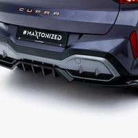Maxton Design - Rear Splitter (Vertical Bars) V.4 Cupra Terramar Mk1 (Version with towbar)