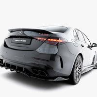 Maxton Design - Rear Splitter (Vertical Bars) Mercedes-AMG C63 Sedan / Estate W206 / S206