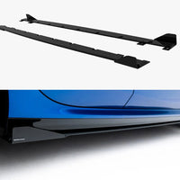 Maxton Design - Street PRO Side Skirt Diffusers + Flaps BMW 2 M-Pack / M235i Gran Coupe F74