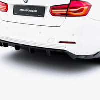 Maxton Design - Rear Splitter (Vertical Bars) BMW 3 Sportline Sedan / Touring F30 / F31