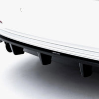 Maxton Design - Rear Splitter (Vertical Bars) BMW 3 Sportline Sedan / Touring F30 / F31