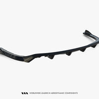 Maxton Design - Rear Splitter (Vertical Bars) BMW 3 Sportline Sedan / Touring F30 / F31