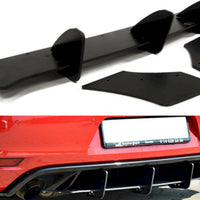 Maxton Design - REAR DIFFUSER & REAR SIDE SPLITTERS VW GOLF MK6 GTI / 35TH