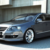Maxton Design - FRONT BUMPER SPOILER VW PASSAT B6 ( R-LINE LOOK )