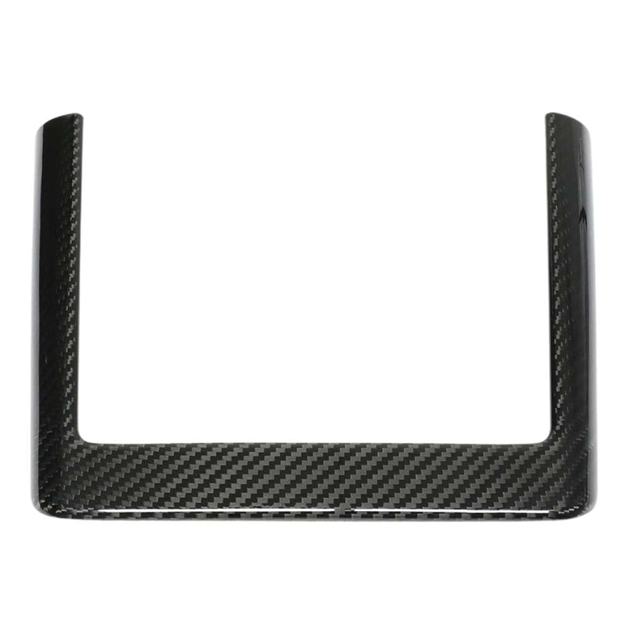 TESLA MODEL Y 2025+ FACELIFT DRY CARBON WIRELESS CHARGER FRAME COVER - V1