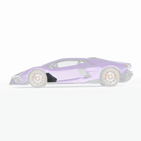 LAMBORGHINI REVUELTO MATTE CARBON FIBRE DOOR TRIM - CT DESIGN