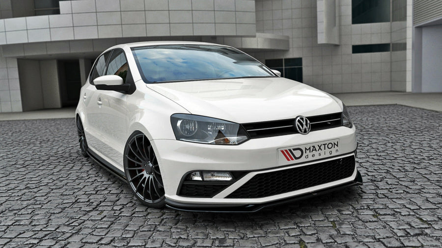 Maxton Design - FRONT SPLITTER V.2 VW POLO MK5 GTI (FACELIFT) (2014-2017)