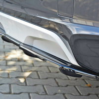 Maxton Design - CENTRAL REAR SPLITTER BMW X4 M-PACK (WITH A VERTICAL BAR)