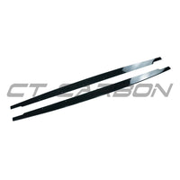 BMW 3 SERIES E92/E93 2006-2013 GLOSS BLACK SIDE SKIRTS - V1