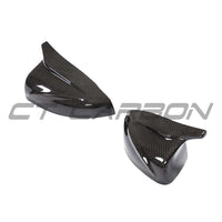 AUDI A3 S3 RS3 8V CARBON FIBRE MIRROR COVERS V2 - WITHOUT LANE ASSIST