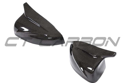 AUDI A3 S3 RS3 8V CARBON FIBRE MIRROR COVERS V2 - WITHOUT LANE ASSIST
