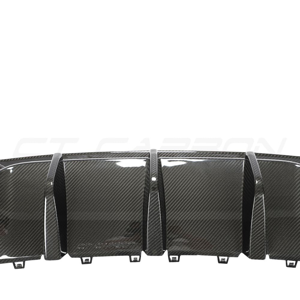 AUDI RS3 8Y 2022-2024 SALOON CARBON FIBRE DIFFUSER V1 - CT DESIGN