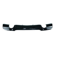 BMW 3 SERIES E90/E91 2005-2011 PRE-LCI GLOSS BLACK DIFFUSER - DUAL EXIT