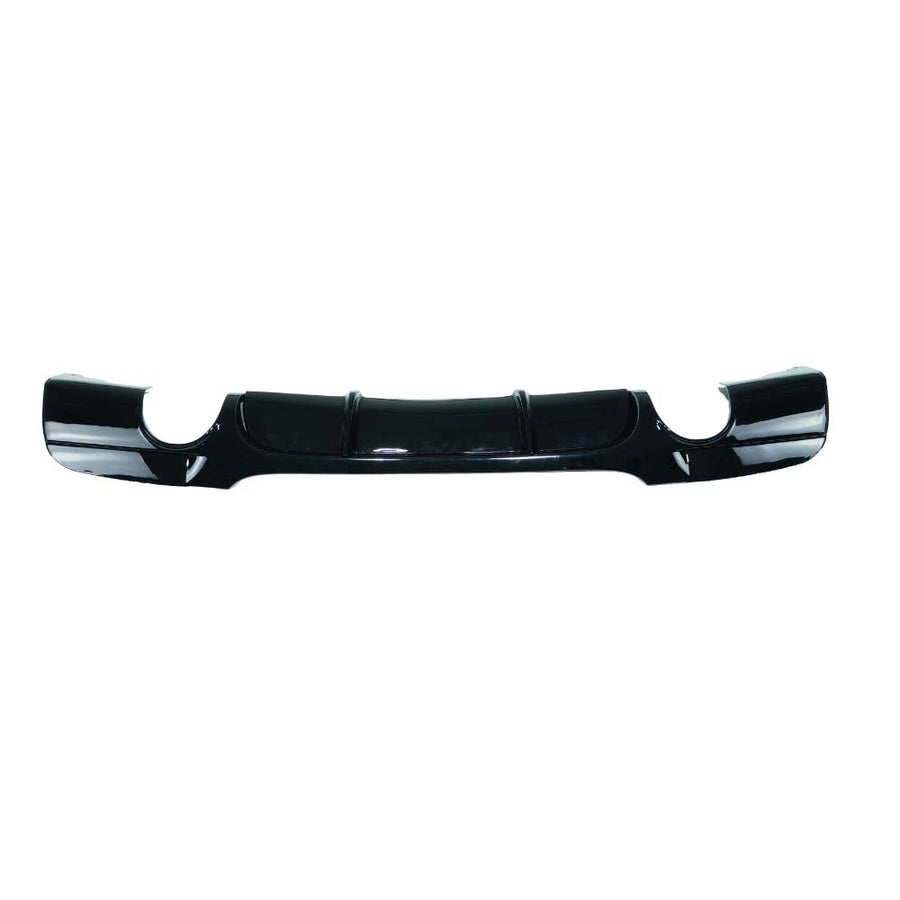 BMW 3 SERIES E90/E91 2005-2011 PRE-LCI GLOSS BLACK DIFFUSER - DUAL EXIT