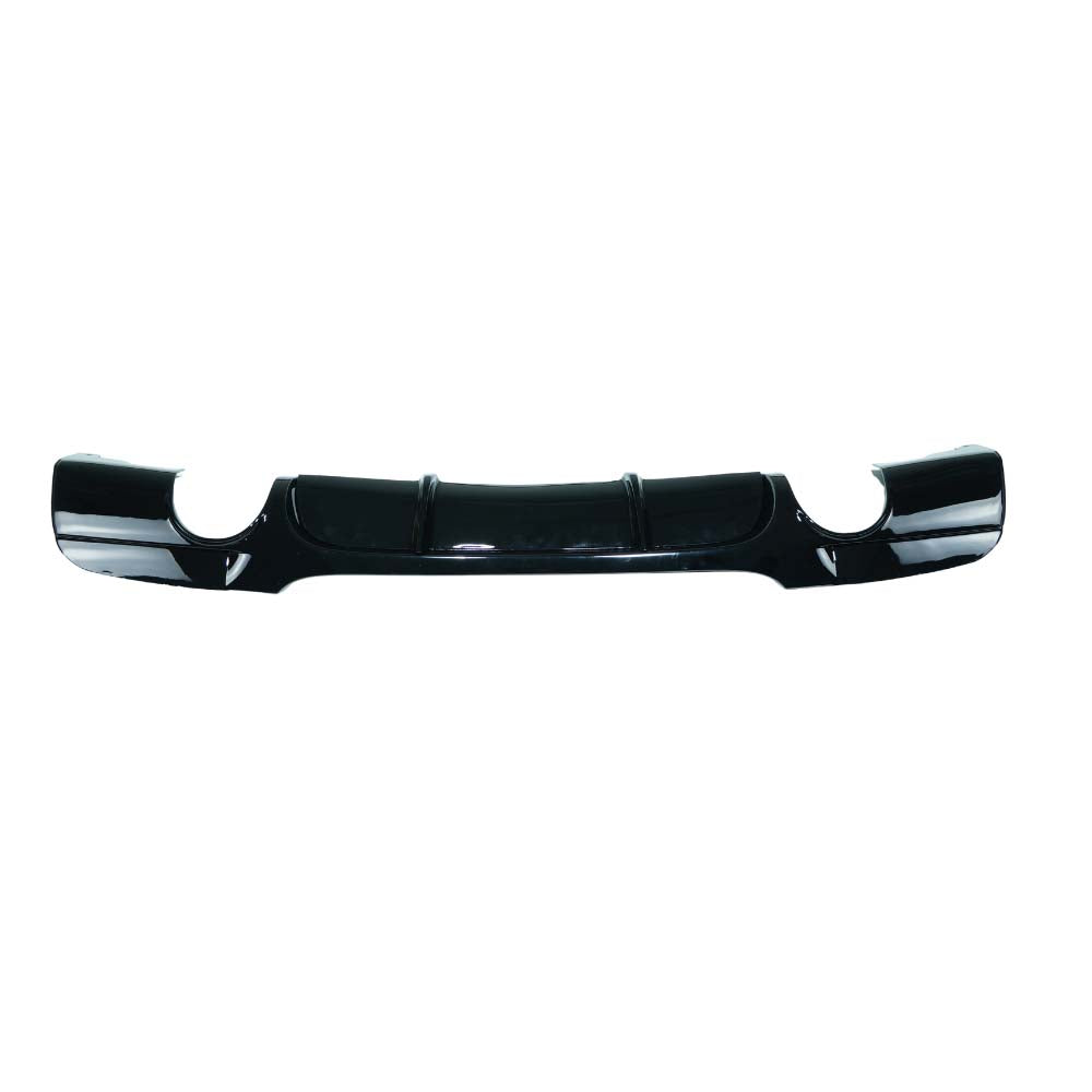 BMW 3 SERIES E90/E91 2005-2011 PRE-LCI GLOSS BLACK DIFFUSER - DUAL EXIT