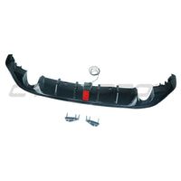 VOLKSWAGEN GOLF GTI/GTD MK7/7.5 2017-2020 GLOSS BLACK DIFFUSER WITH LED LIGHT
