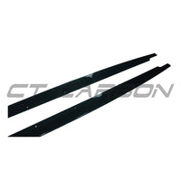 BMW M3 E90/E92 2006-2013 GLOSS BLACK SIDE SKIRTS - V2