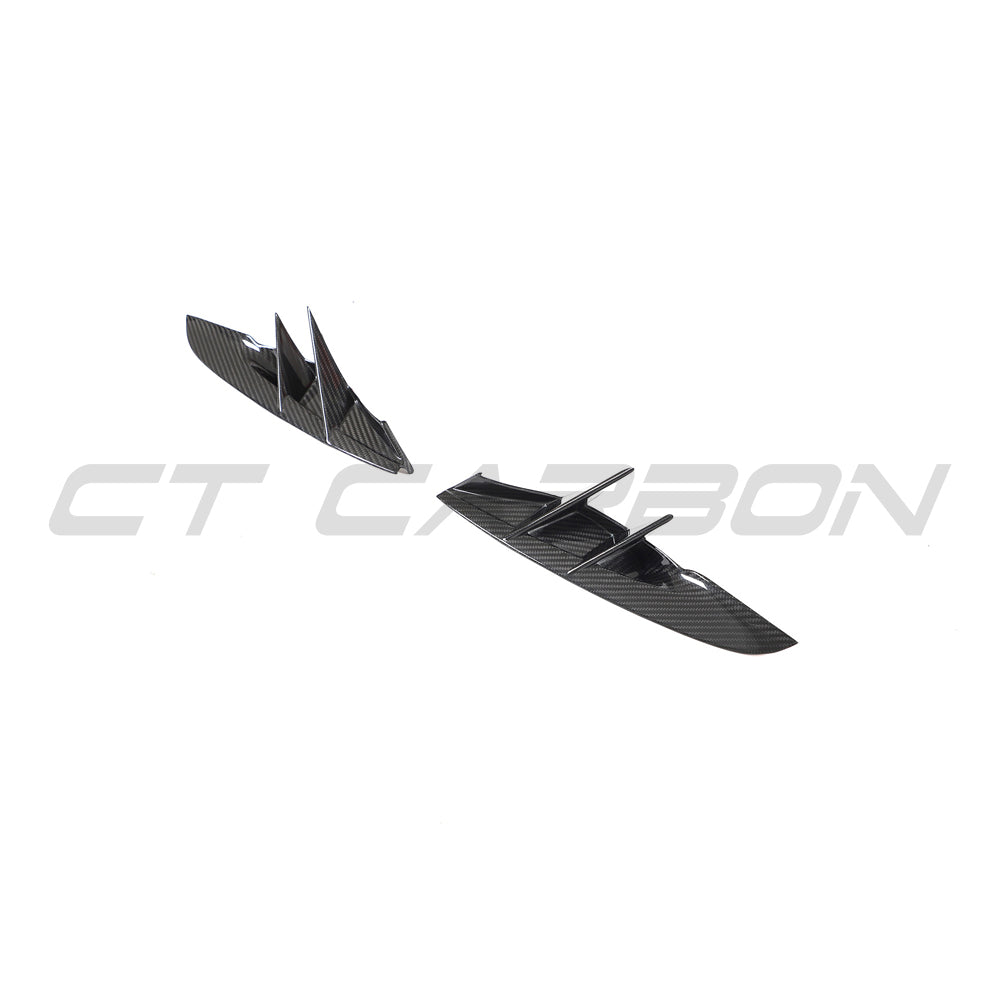 TOYOTA SUPRA 2019+ A90 CARBON FIBRE FRONT BUMPER VENT TRIM