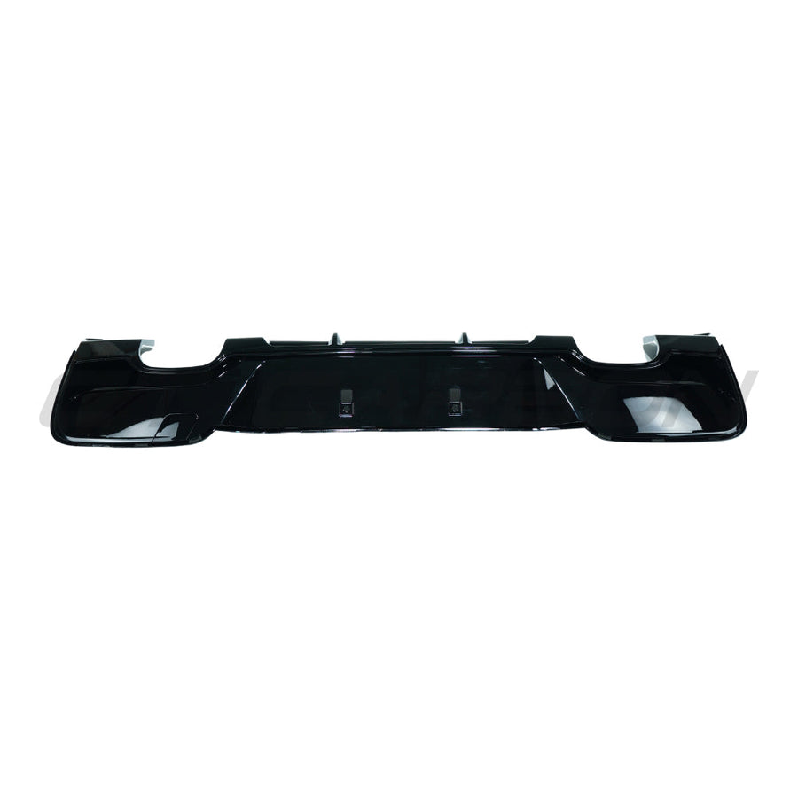 BMW 1 SERIES F20/F21 2012-2014 PRE-LCI GLOSS BLACK DIFFUSER - DUAL TIP