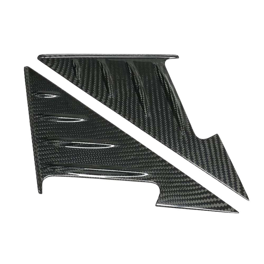 BMW G22/G23/G26 4 SERIES 2021+ DRY CARBON FIBRE MIRROR PILLAR TRIM